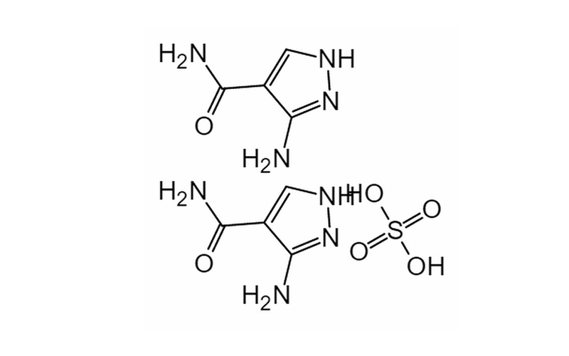 3-氨基-4-甲酰胺基吡唑半硫酸盐